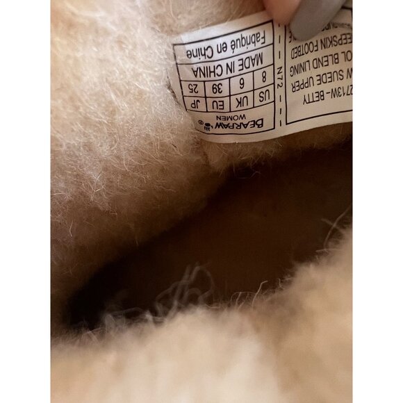 BEARPAW Women's Betty Taupe Caviar Boots size 8 - Picture 5 of 8